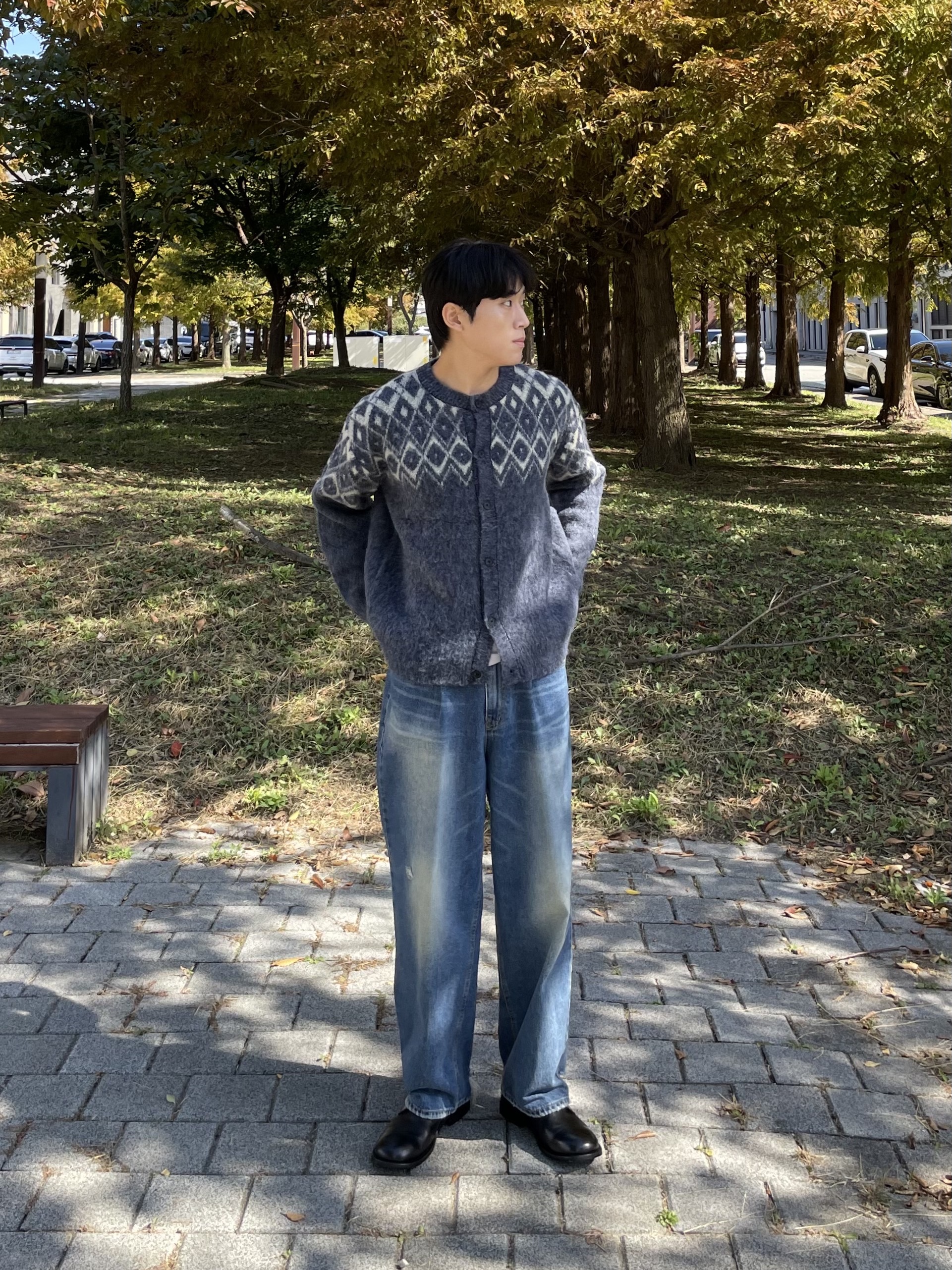 Kinchi Shower - 808 (a) Black 착용 스타일 - 2
