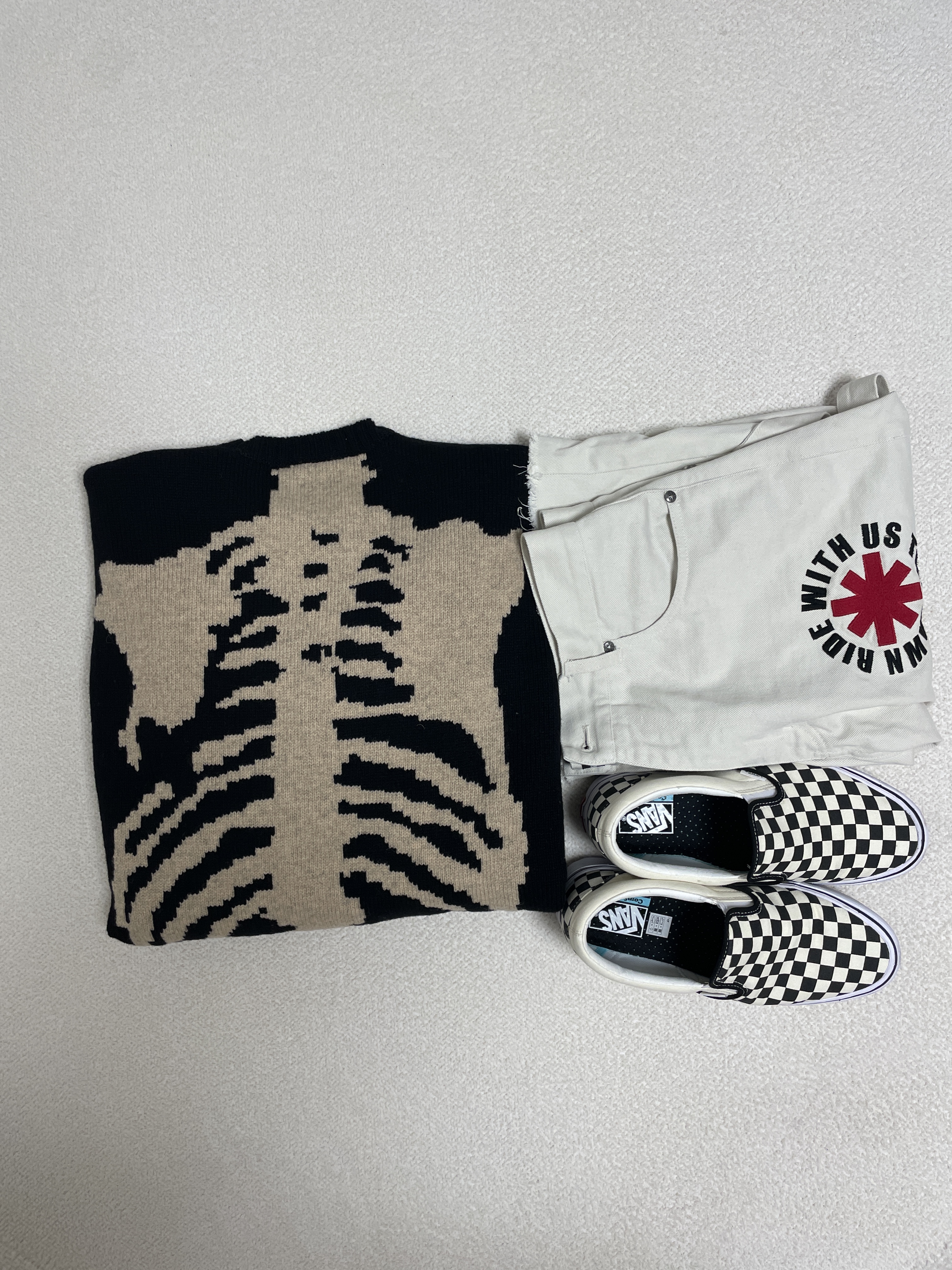 Vans Slip-On ComfyCush Checkerboard 착용 스타일 - 6