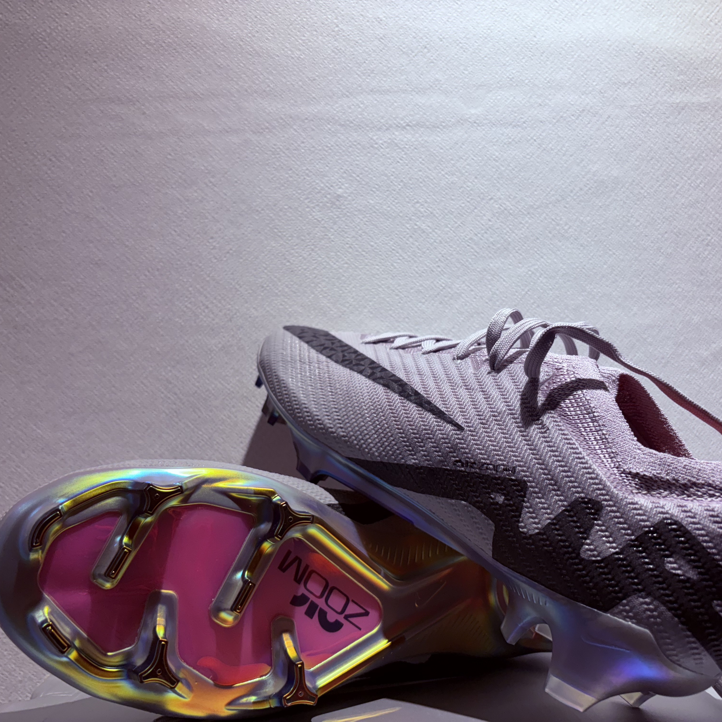 Nike Mercurial Vapor 15 Elite FG Atmosphere Grey Black 착용 스타일 - 4