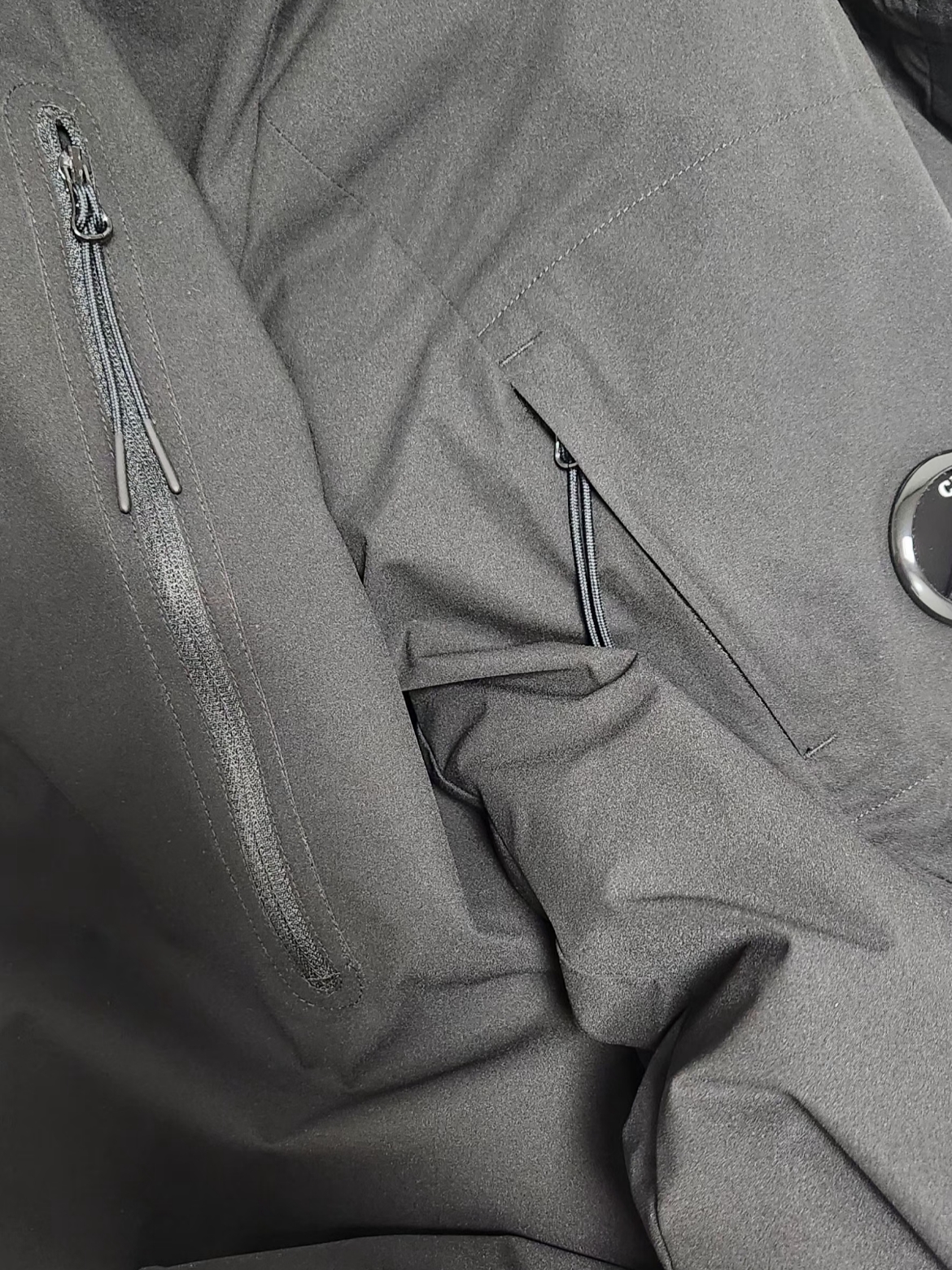 C.P. Company Pro-Tek Hooded Jacket Black - 23FW 착용 스타일