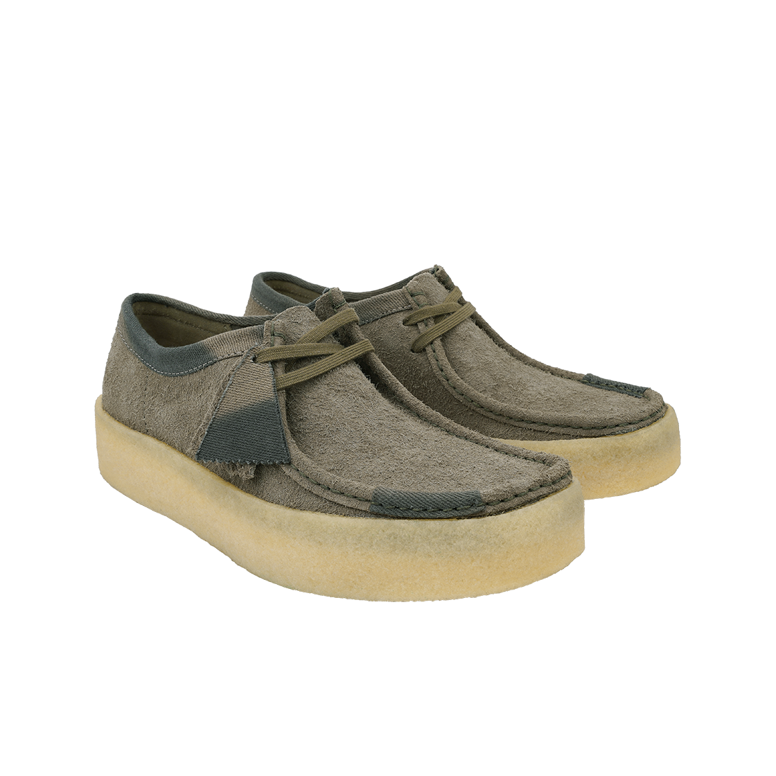 클락스 x 지용킴 선 블리치드 왈라비 컵 페일 카키 - 지용킴 한정(Clarks x Jiyongkim Sun Bleached Wallabee Cup Pale Khaki - Jiyongkim Exclusive) - 4