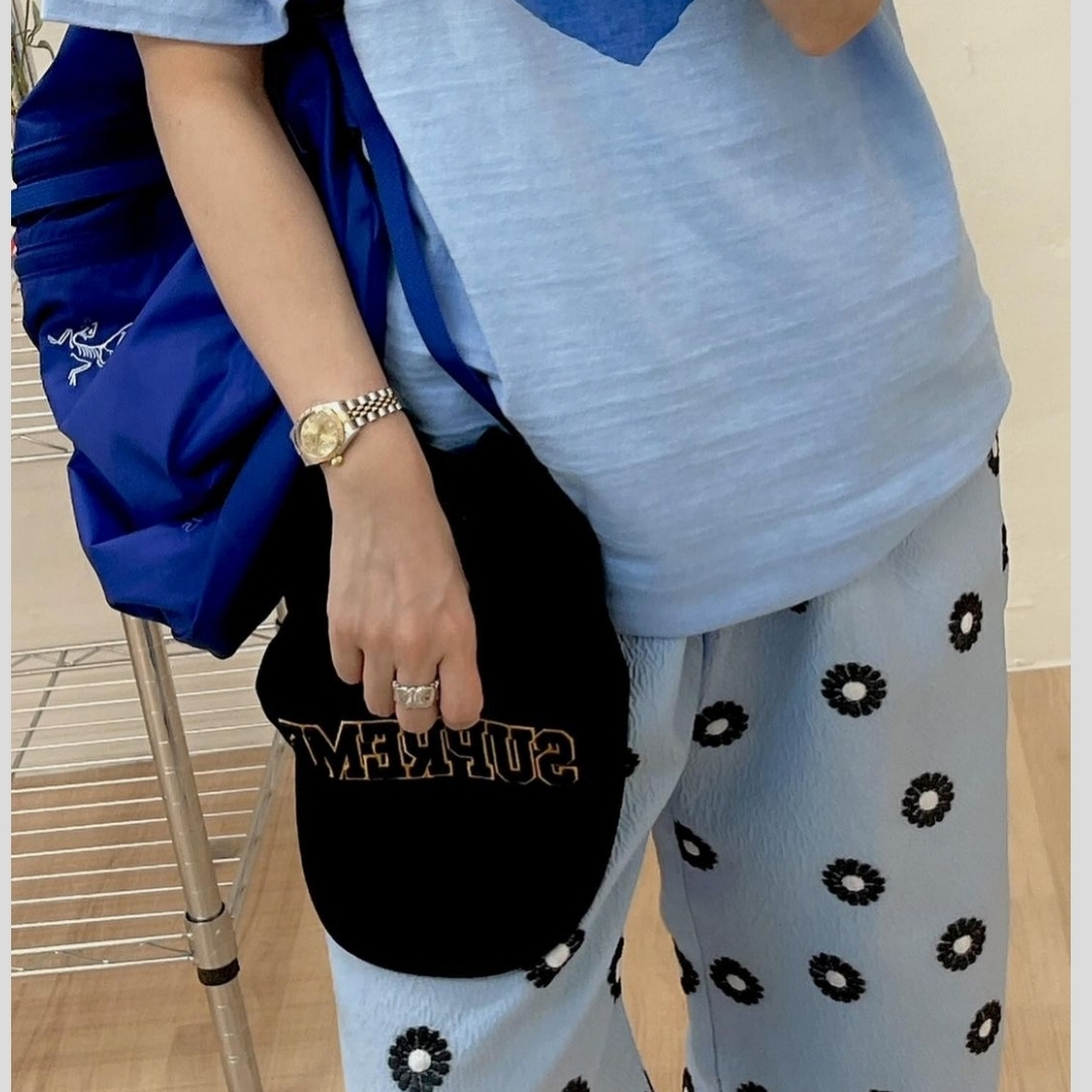 Supreme Difference 6-Panel Black - 24SS 착용 스타일 - 1