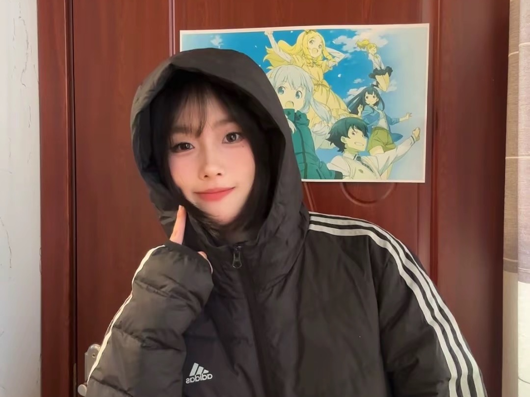 Adidas Sport Performance 3-Stripes Padded Jacket Black - KR Sizing 착용 스타일 - 2