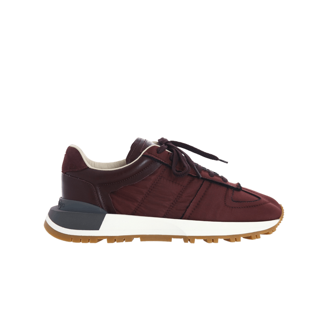 S37WS0575P4341H8909 Maison Margiela Runner Evolution Sneakers Burgundy