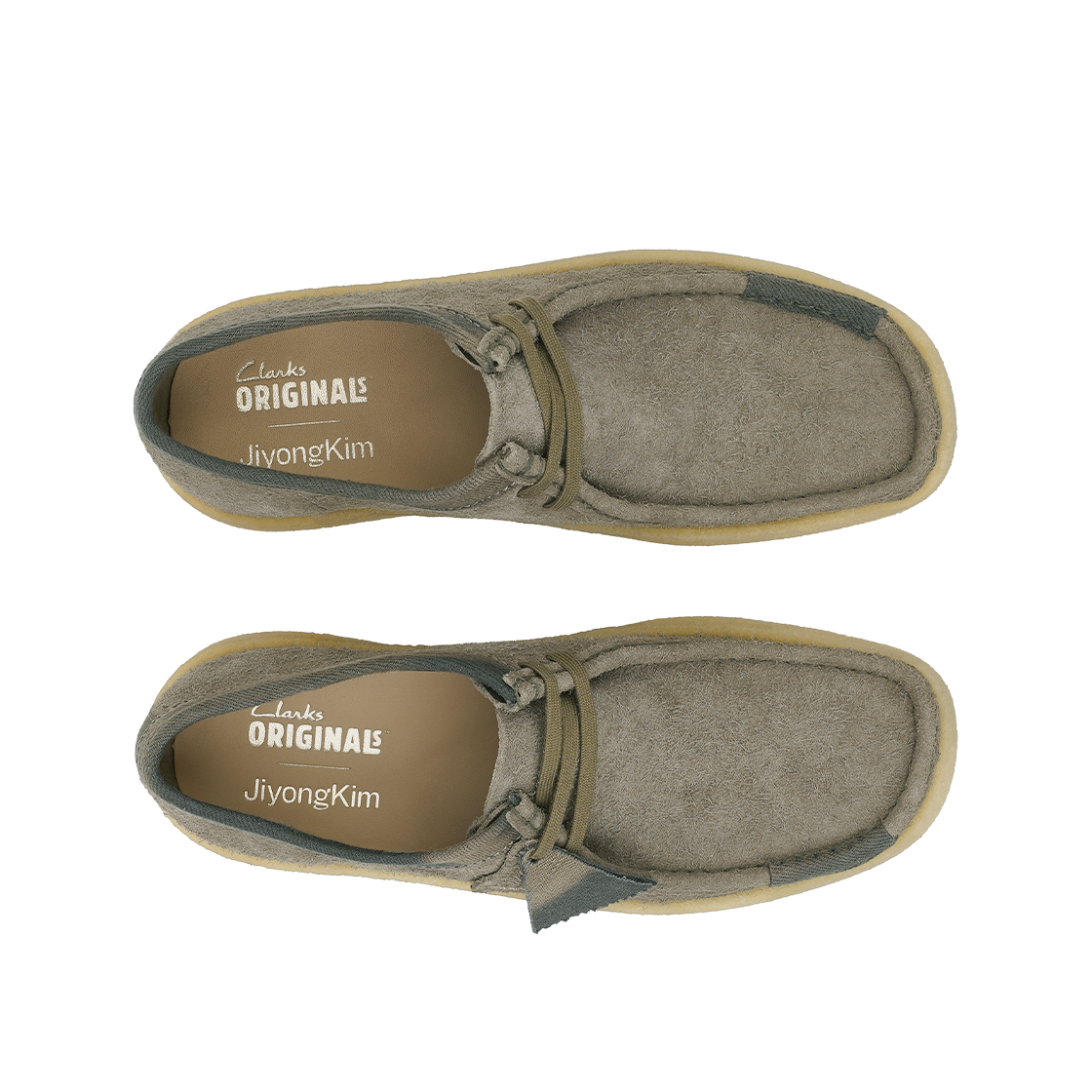 클락스 x 지용킴 선 블리치드 왈라비 컵 페일 카키 - 지용킴 한정(Clarks x Jiyongkim Sun Bleached Wallabee Cup Pale Khaki - Jiyongkim Exclusive) - 5