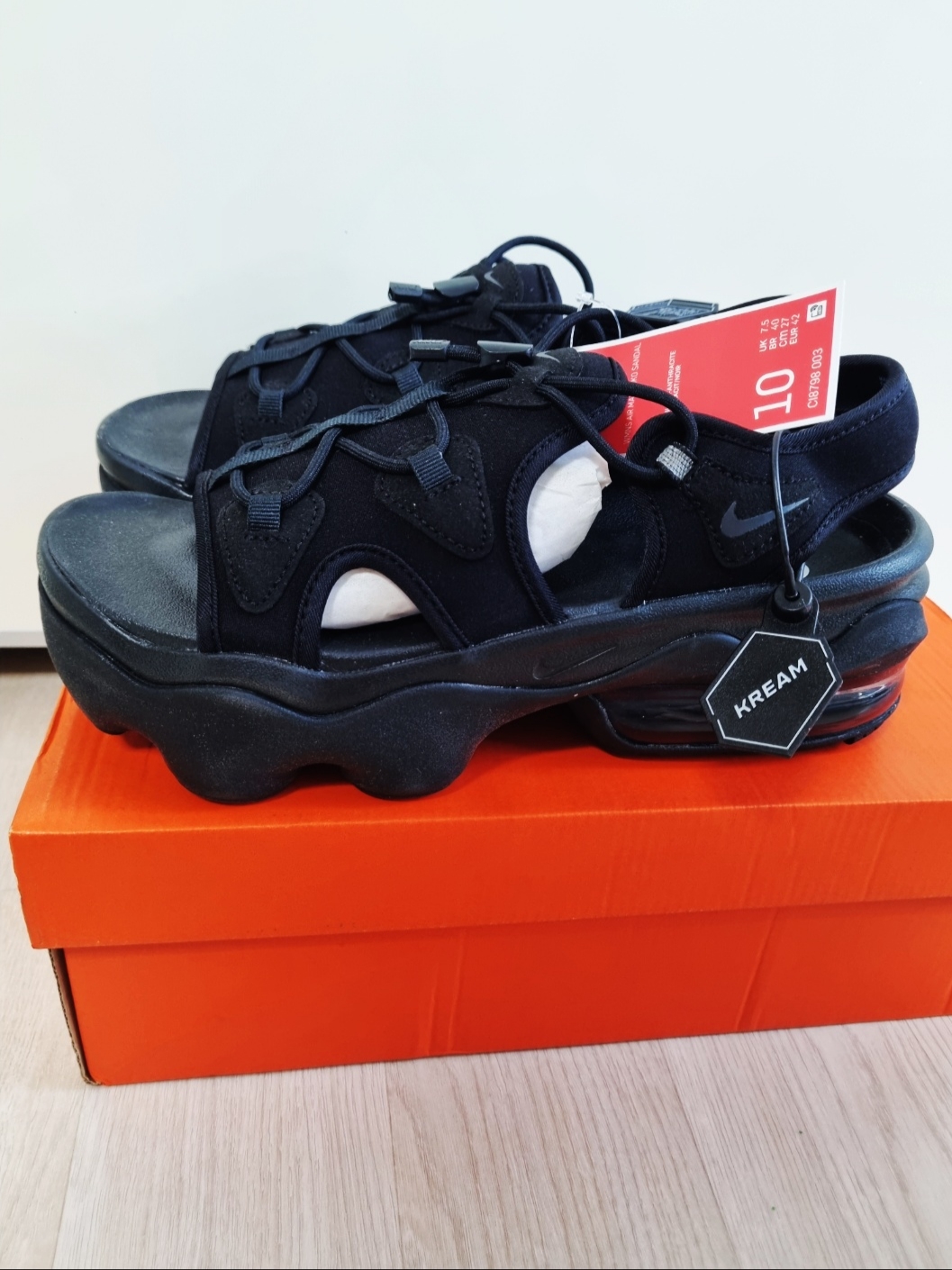 (W) Nike Air Max Koko Sandal Black 착용 스타일