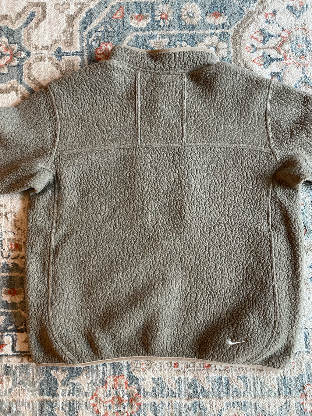 Nike ACG Arctic Wolf Full Zip Top Khaki Light Iron Ore - Asia 착용 스타일 - 6