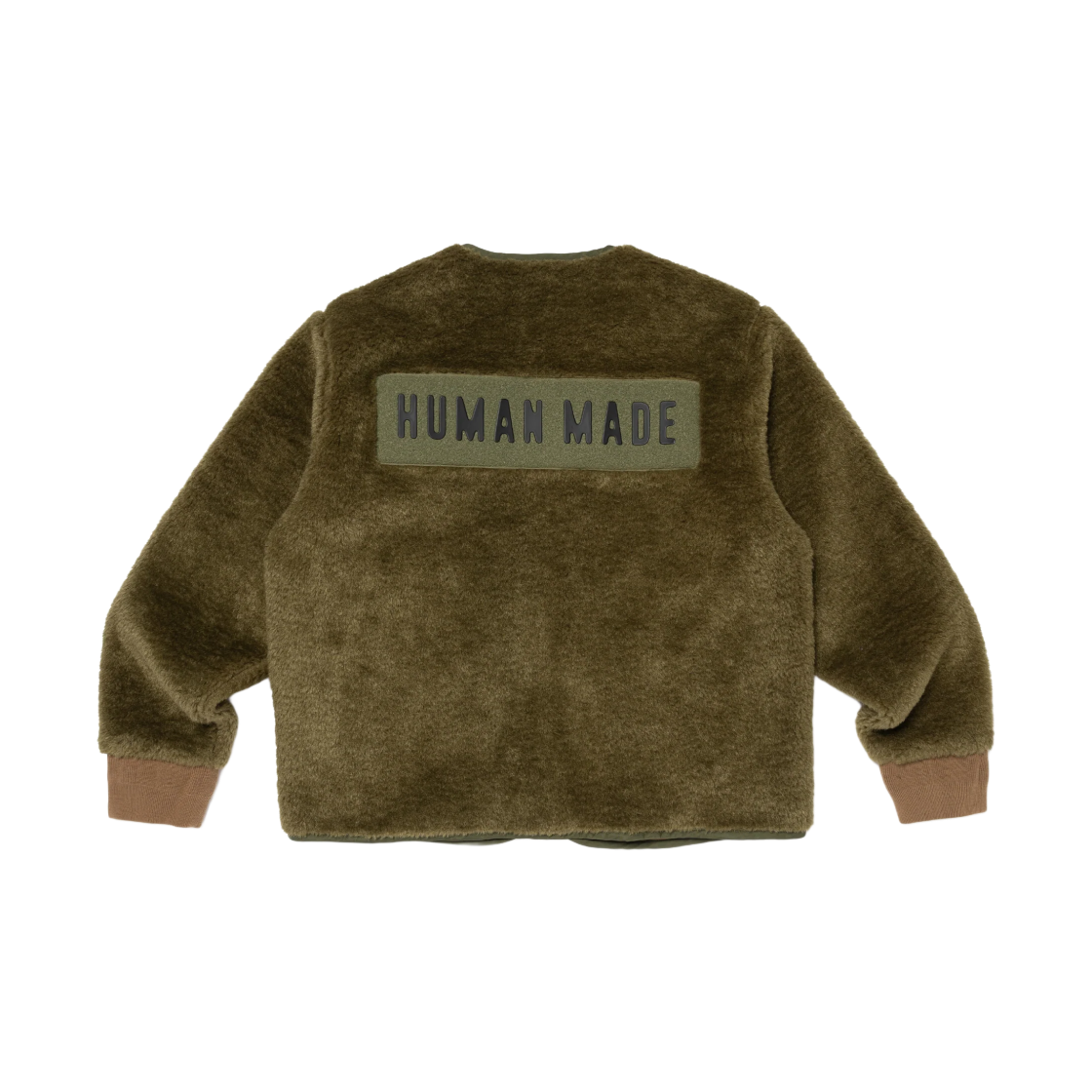 휴먼 메이드 보아 라이너 자켓 올리브 드랩 | Human Made | KREAM