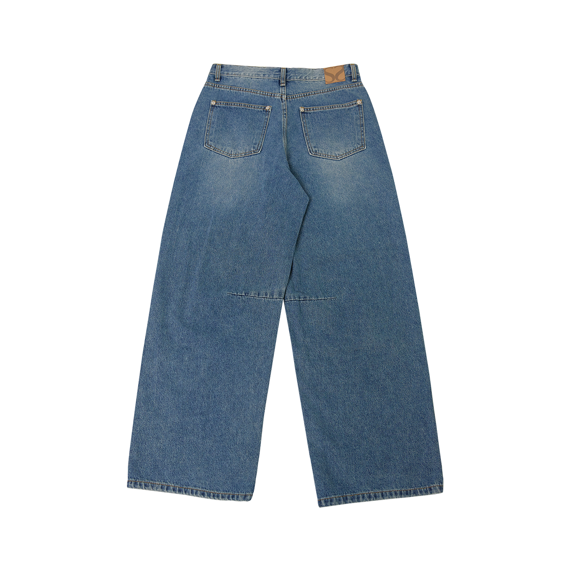 세이스라 스트링 워시드 데님 팬츠 블루(SAYSRA String Washed Denim Pants Blue) - 2