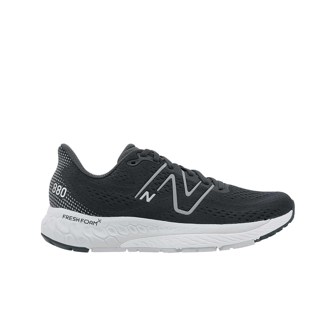 (W) 뉴발란스 프레쉬 폼 X 880v13 블랙탑 실버 메탈릭 - D 와이드((W) New Balance Fresh Foam X 880v13 Blacktop Silver Metallic - D Wide) - 1