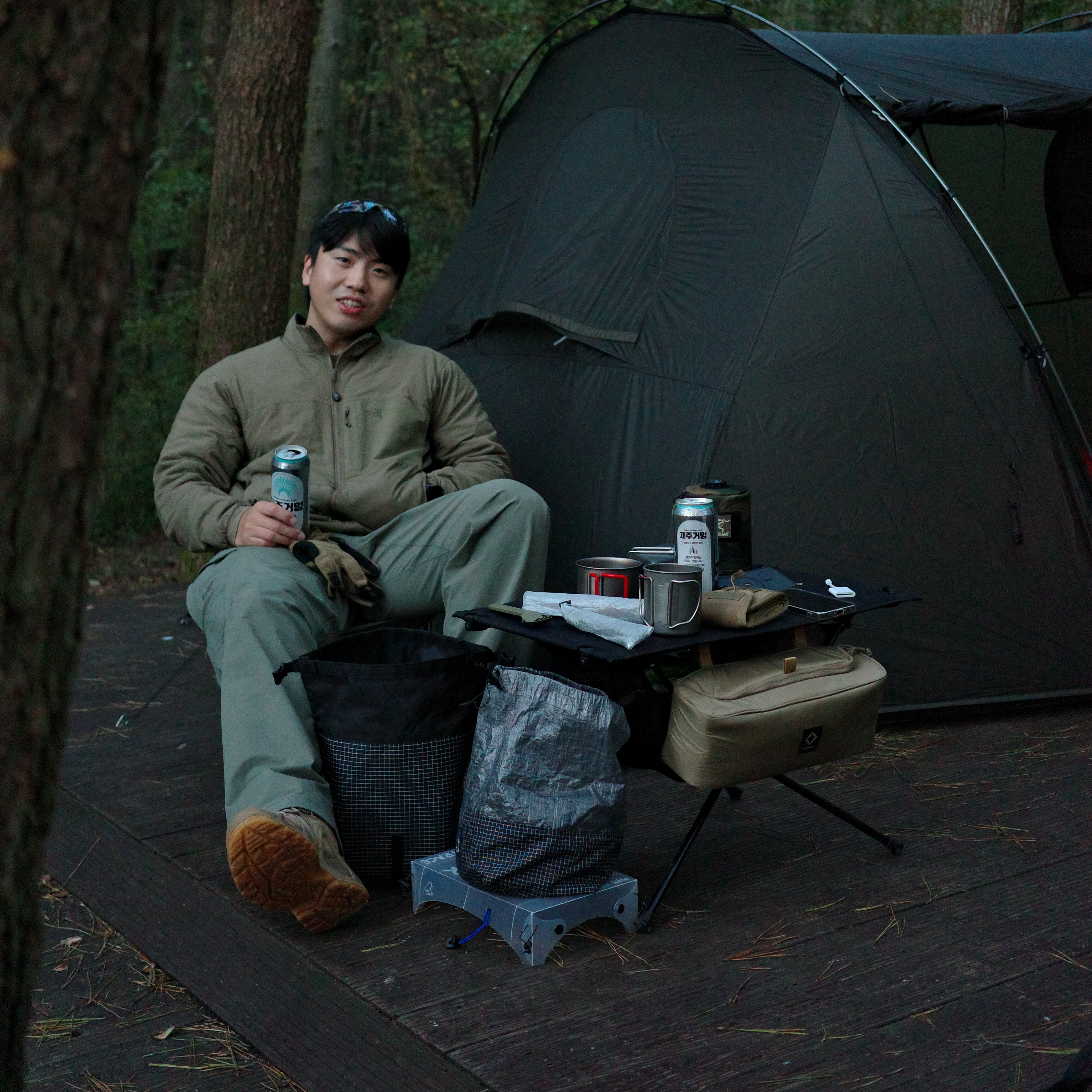 Arc'teryx Rampart Pants Forage 착용 스타일 - 1