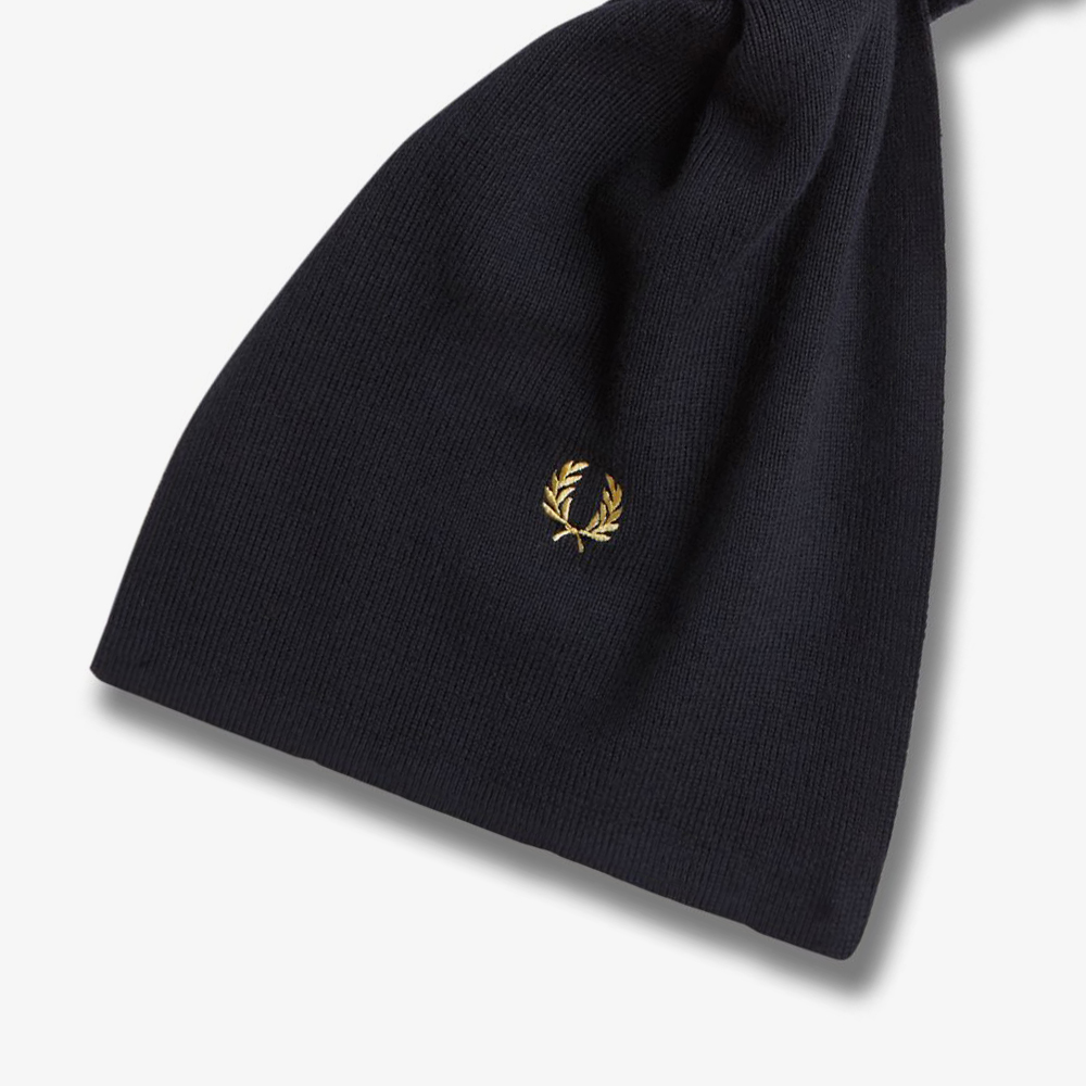 프레드페리 클래식 메리노울 스카프 블랙(Fred Perry Classic Merino Wool Scarf Black) - 3