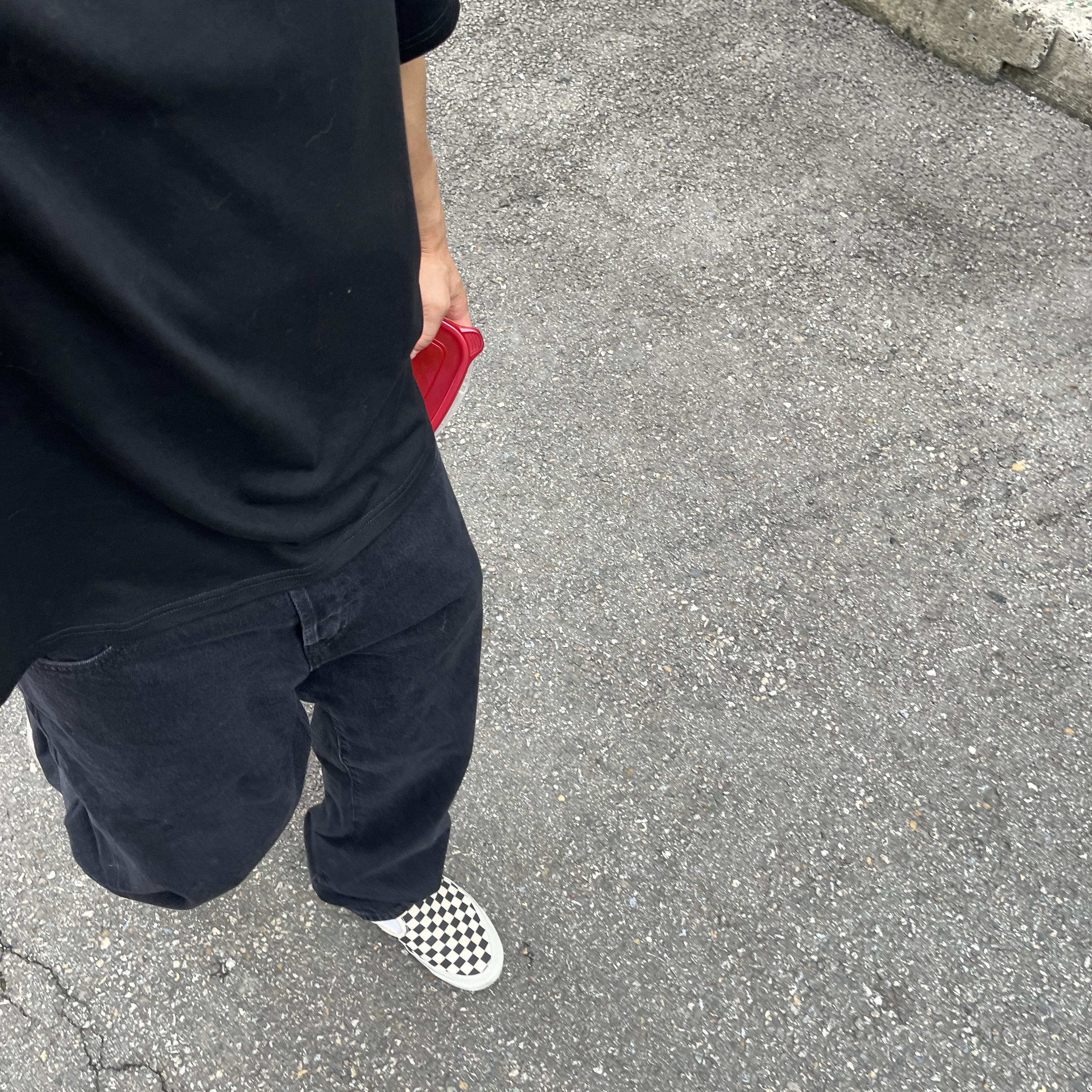 Supreme Regular Jean Black - 24FW 착용 스타일 - 1