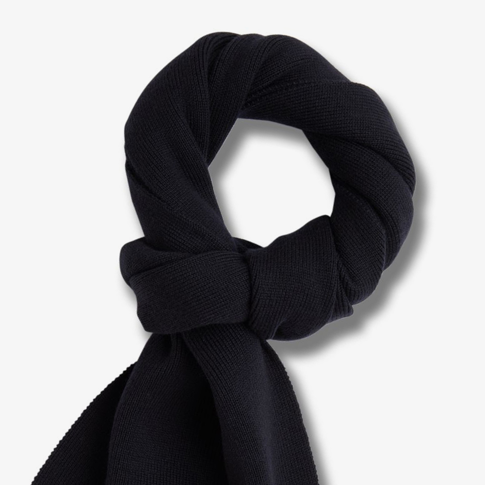 프레드페리 트윈 팁 메리노울 스카프 네이비(Fred Perry Twin Tipped Merino Wool Scarf Navy) - 2