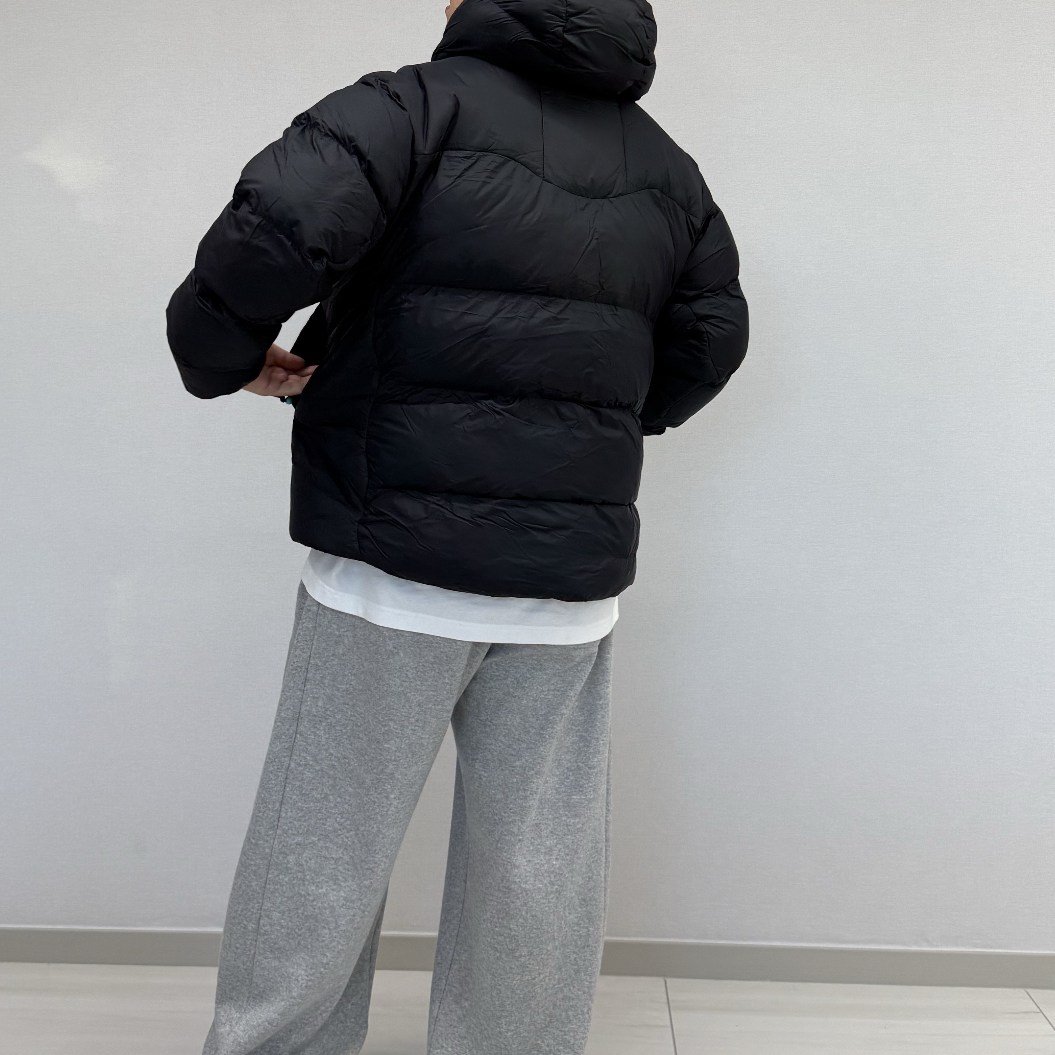 Nike ACG Therma-Fit ADV Lunar Lake Loose Hooded Jacket Black Summit White - Asia 착용 스타일 - 3