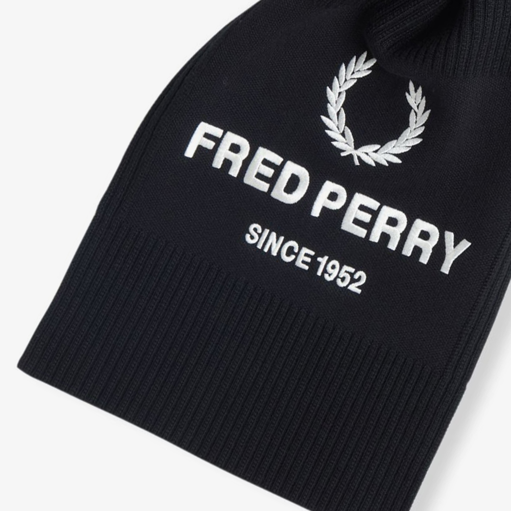 프레드페리 FLP 폴리 스카프 블랙(Fred Perry Flp Poly Scarf Black) - 3