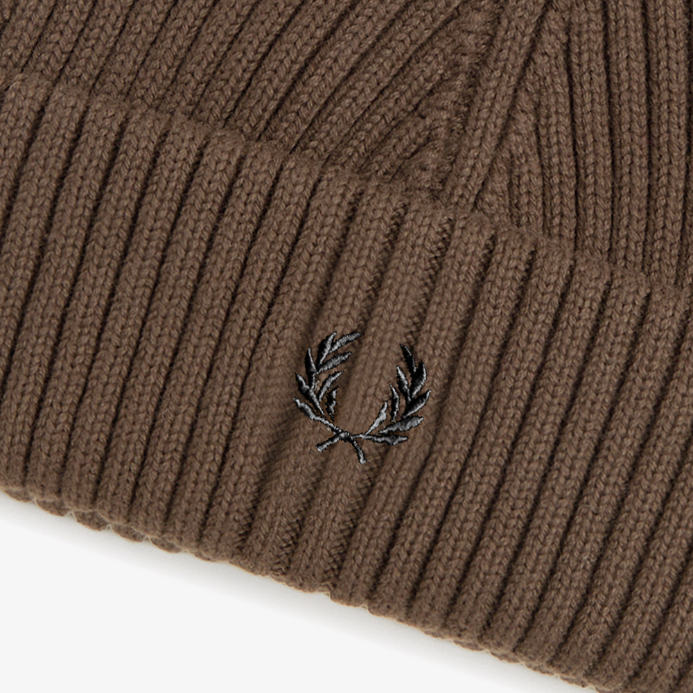 프레드페리 코튼 립 비니 번트토바코(Fred Perry Cotton Rib Beanie Burnt Tobacco) - 5