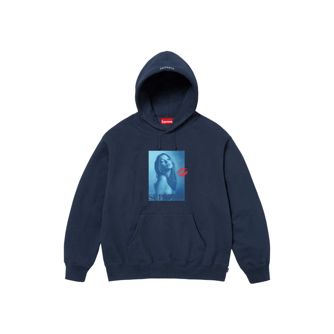슈프림 x 케이트 모스 후드 스웨트셔츠 네이비 - 24FW | Supreme 슈프림 x 케이트 모스 후드 스웨트셔츠 네이비 - 24FW | Supreme
