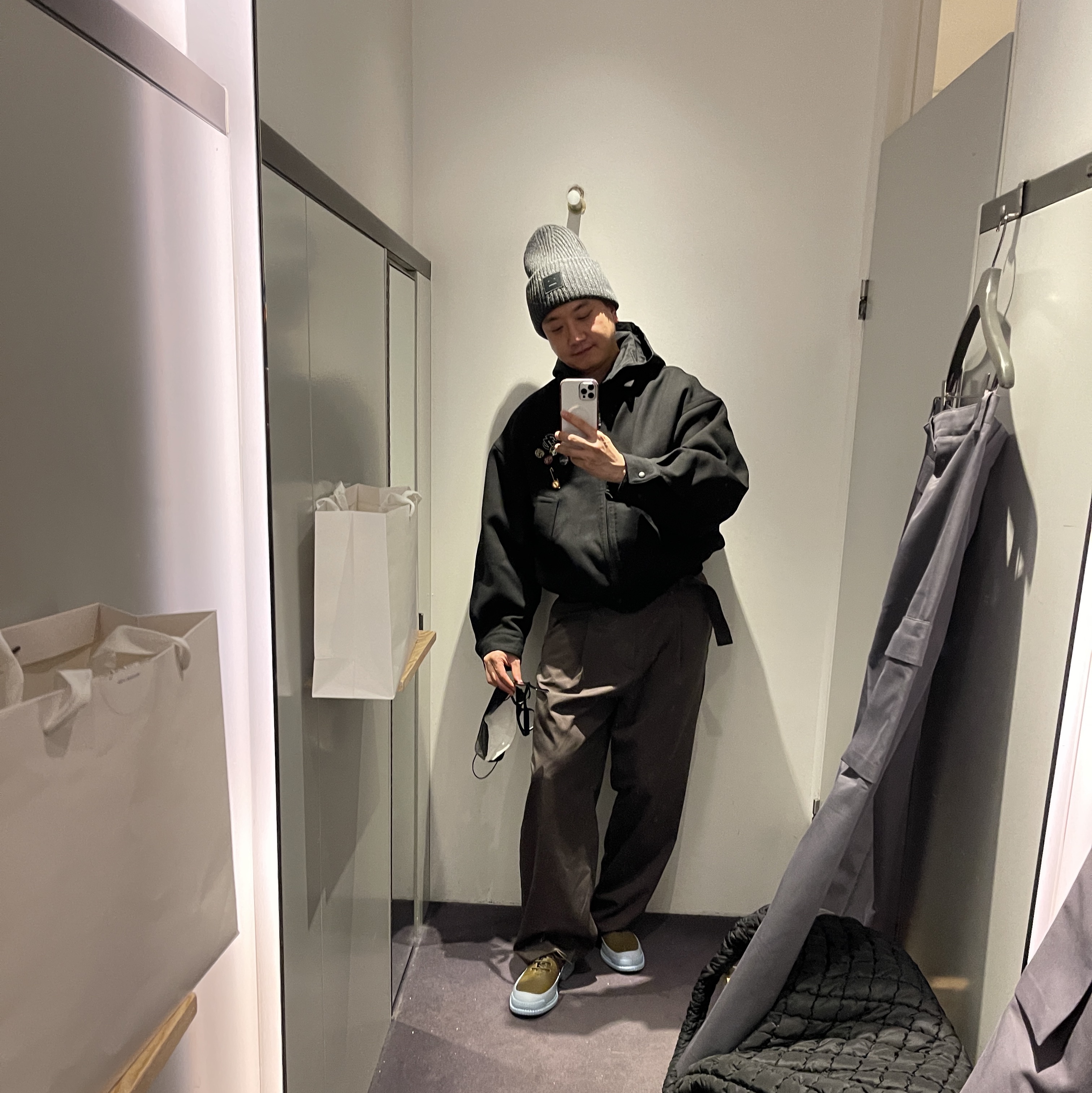 Arc'teryx Cerium Hoody Serene Solace, Nike ACG Primaloft Skull Peak Reversible Vest Black Dark Raisin - Asia 착용 스타일 - 10