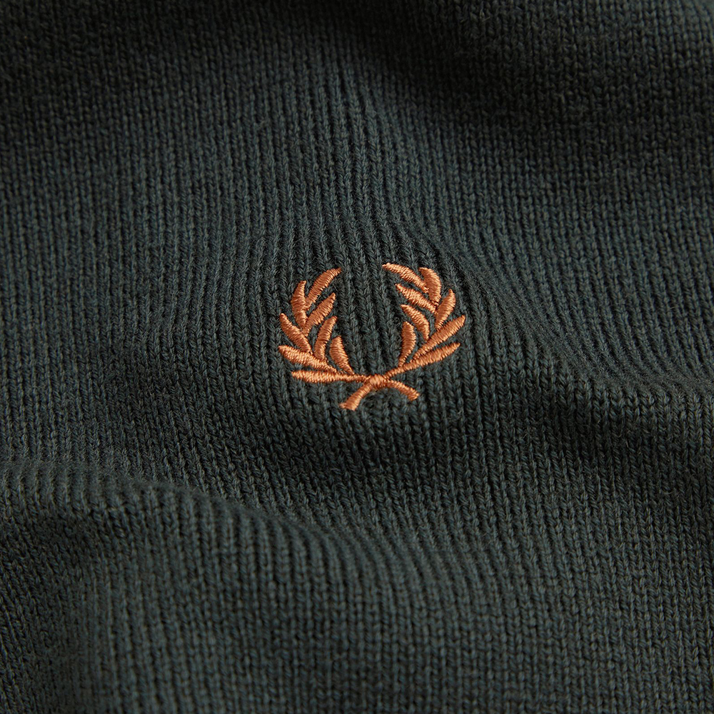 프레드페리 클래식 메리노울 스카프 나이트그린(Fred Perry Classic Merino Wool Scarf Night Green) - 4