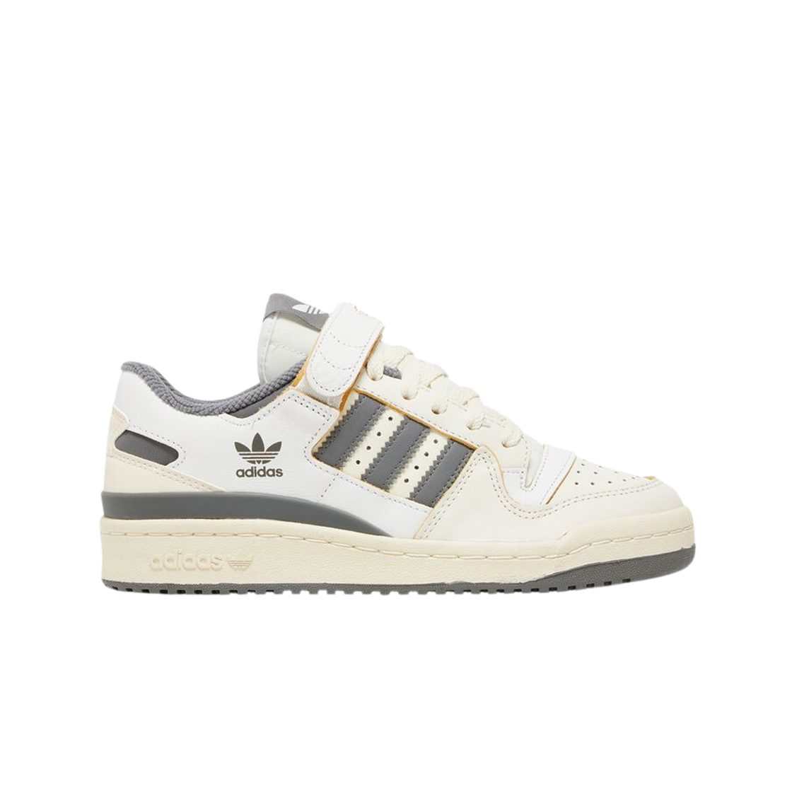 HQ4374 (W) Adidas Forum 84 Low Off White Silver Pebble