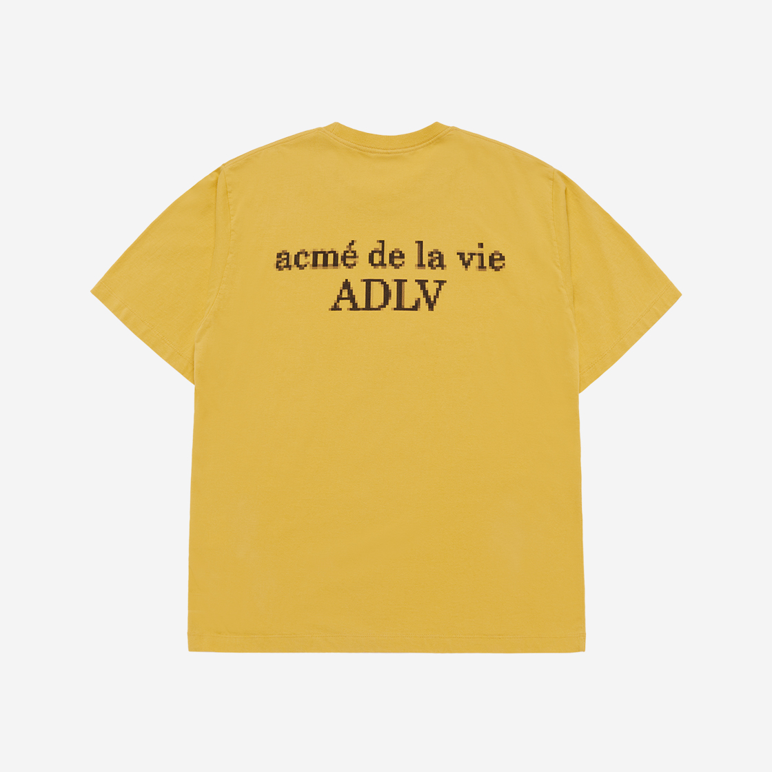 아크메드라비 픽셀 베이직 로고 반팔 머스타드(ACME DE LA VIE Pixel Basic Logo Short Sleeve T-Shirt Mustard) - 2