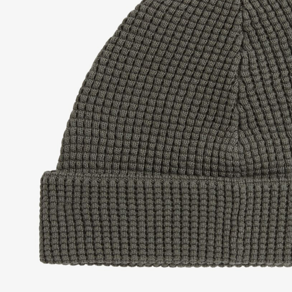 프레드페리 와플 니트 코튼 비니 필드그린(Fred Perry Waffle Knit Beanie Field Green) - 4