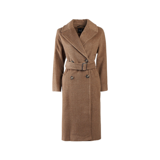 (W) Weekend Max Mara Garbo Wool Coat Caramel