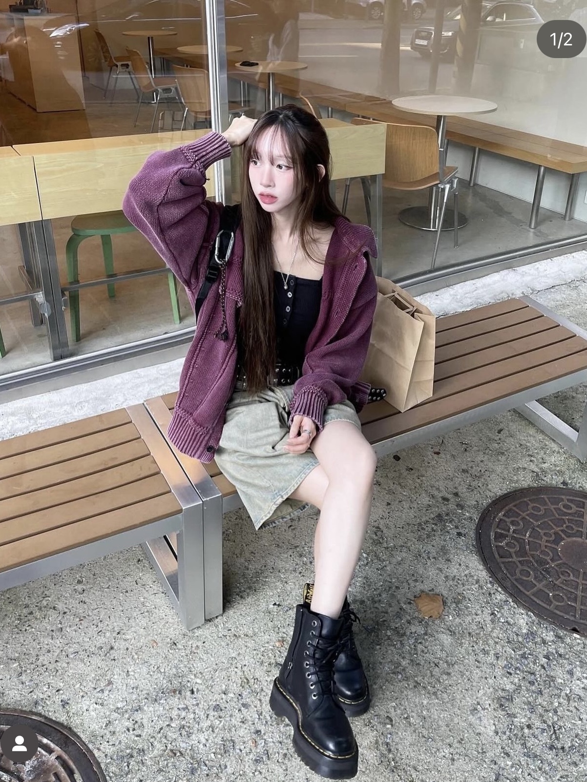 Stussy Denim Big OL' Shorts Sandwash, Dr. Martens Women Jadon Boot Smooth Leather Platforms Black 착용 스타일 - 1