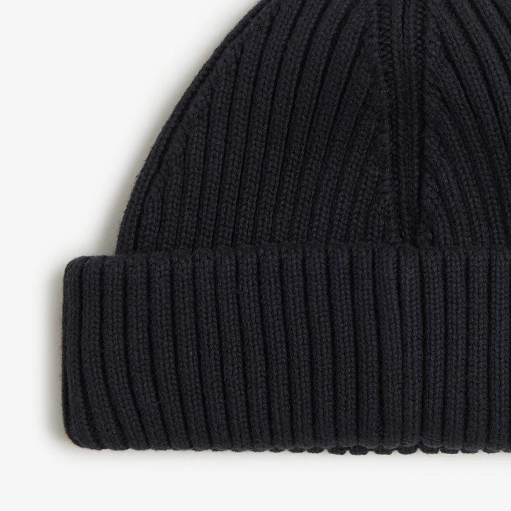 프레드페리 코튼 립 비니 블랙(Fred Perry Cotton Rib Beanie Black) - 4