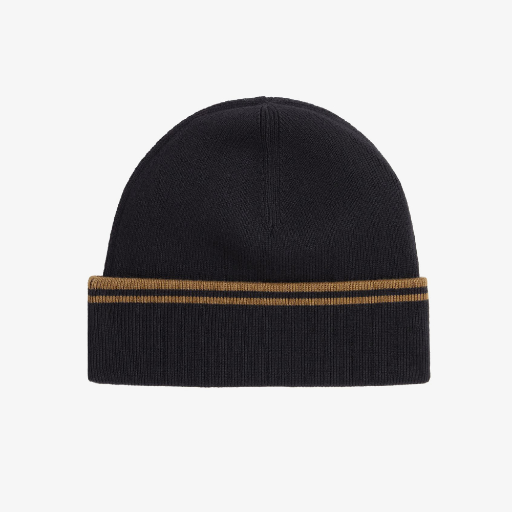 프레드페리 트윈 팁 메리노울 비니 블랙(Fred Perry Twin Tipped Merino Wool Beanie Black) - 2
