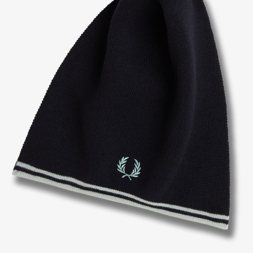 프레드페리 트윈 팁 메리노울 스카프 네이비(Fred Perry Twin Tipped Merino Wool Scarf Navy) - 3