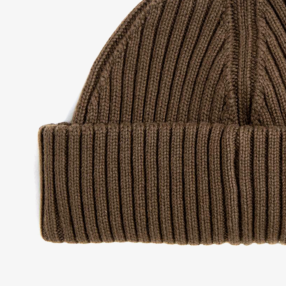 프레드페리 코튼 립 비니 번트토바코(Fred Perry Cotton Rib Beanie Burnt Tobacco) - 4