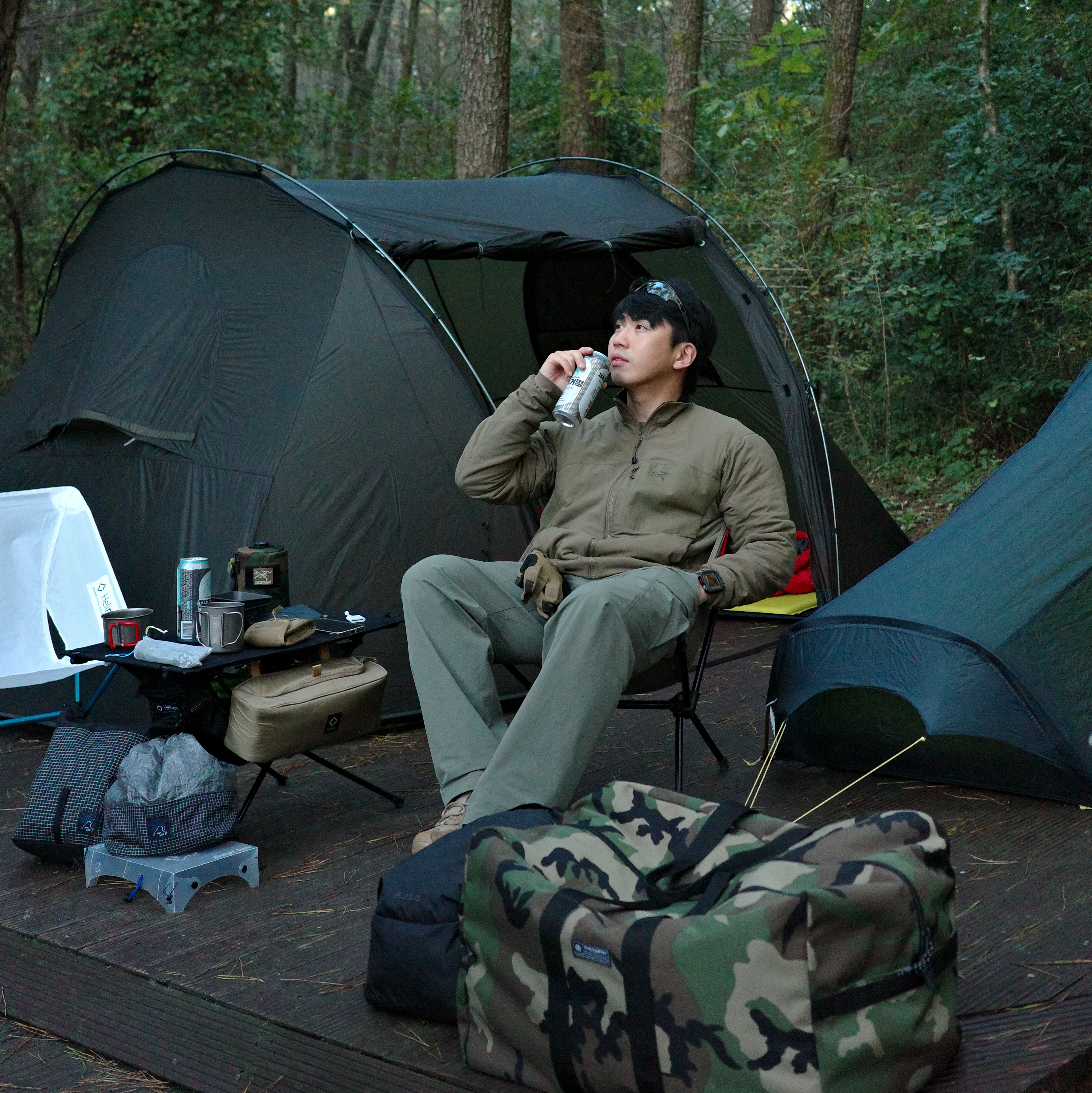 Arc'teryx Rampart Pants Forage 착용 스타일 - 3