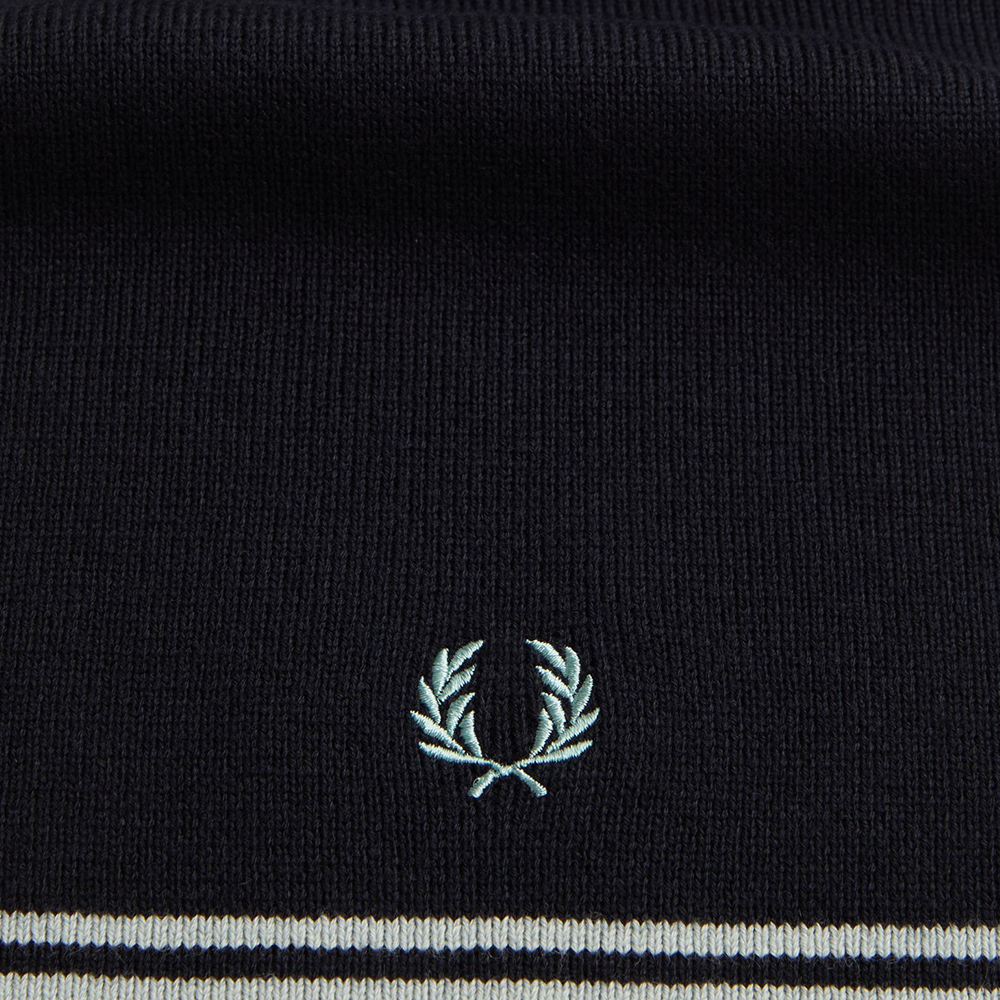 프레드페리 트윈 팁 메리노울 스카프 네이비(Fred Perry Twin Tipped Merino Wool Scarf Navy) - 4