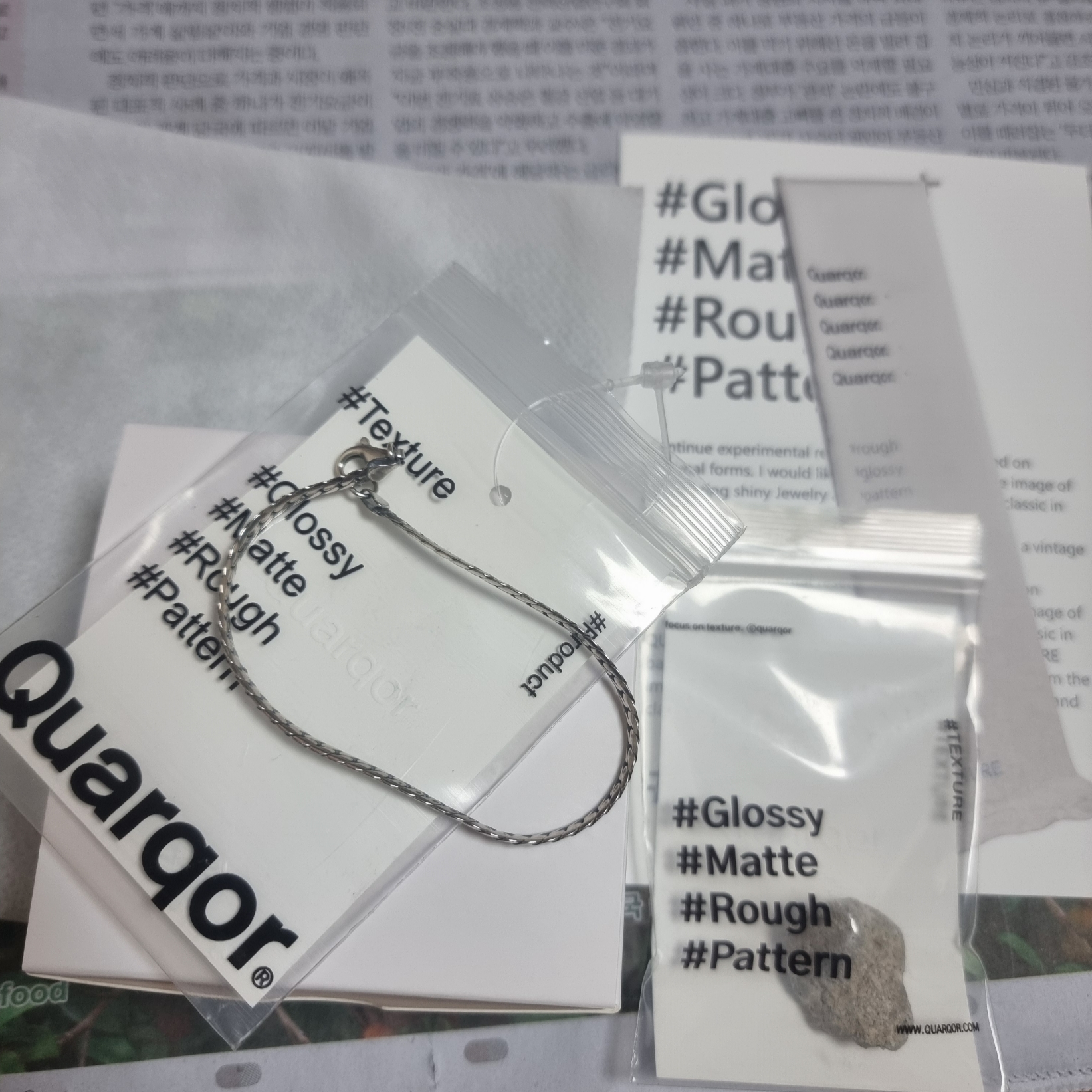 Quarqor #9307 Silver92.5 Bracelet 착용 스타일 - 1