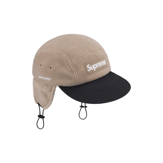 슈프림 폴라텍 이어플랩 캠프캡 오렌지 - 24FW | Supreme | KREAM