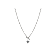 Scudo Vintage Cube Drop Necklace