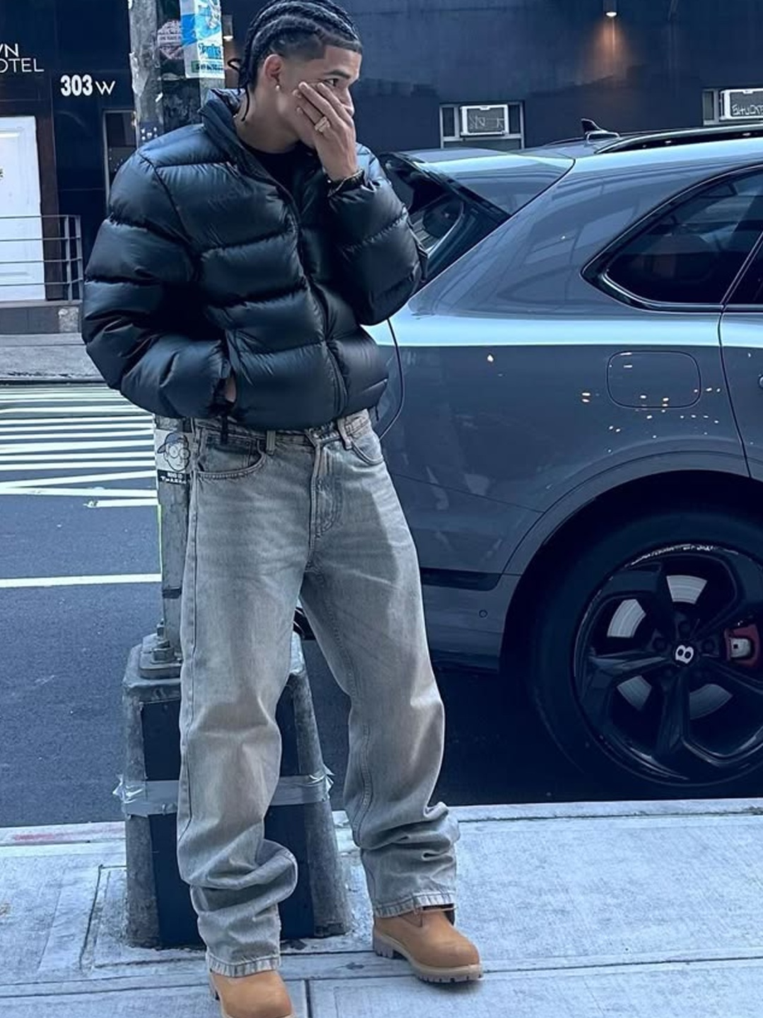 Nike NSW Puffer Jacket Fir - Asia, The North Face On Ball Jacket Khaki 착용 스타일 - 5