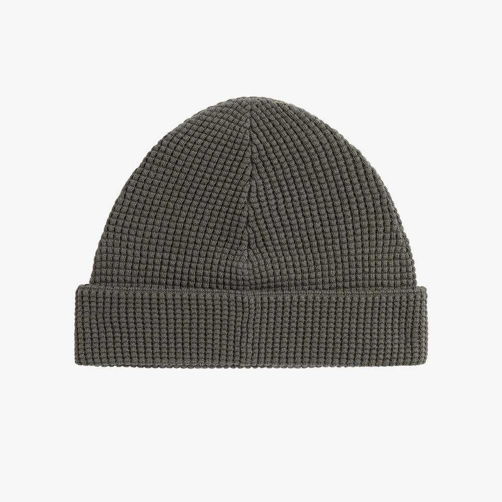 프레드페리 와플 니트 코튼 비니 필드그린(Fred Perry Waffle Knit Beanie Field Green) - 2