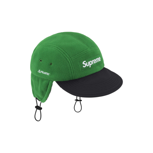 슈프림 폴라텍 이어플랩 캠프캡 오렌지 - 24FW | Supreme | KREAM