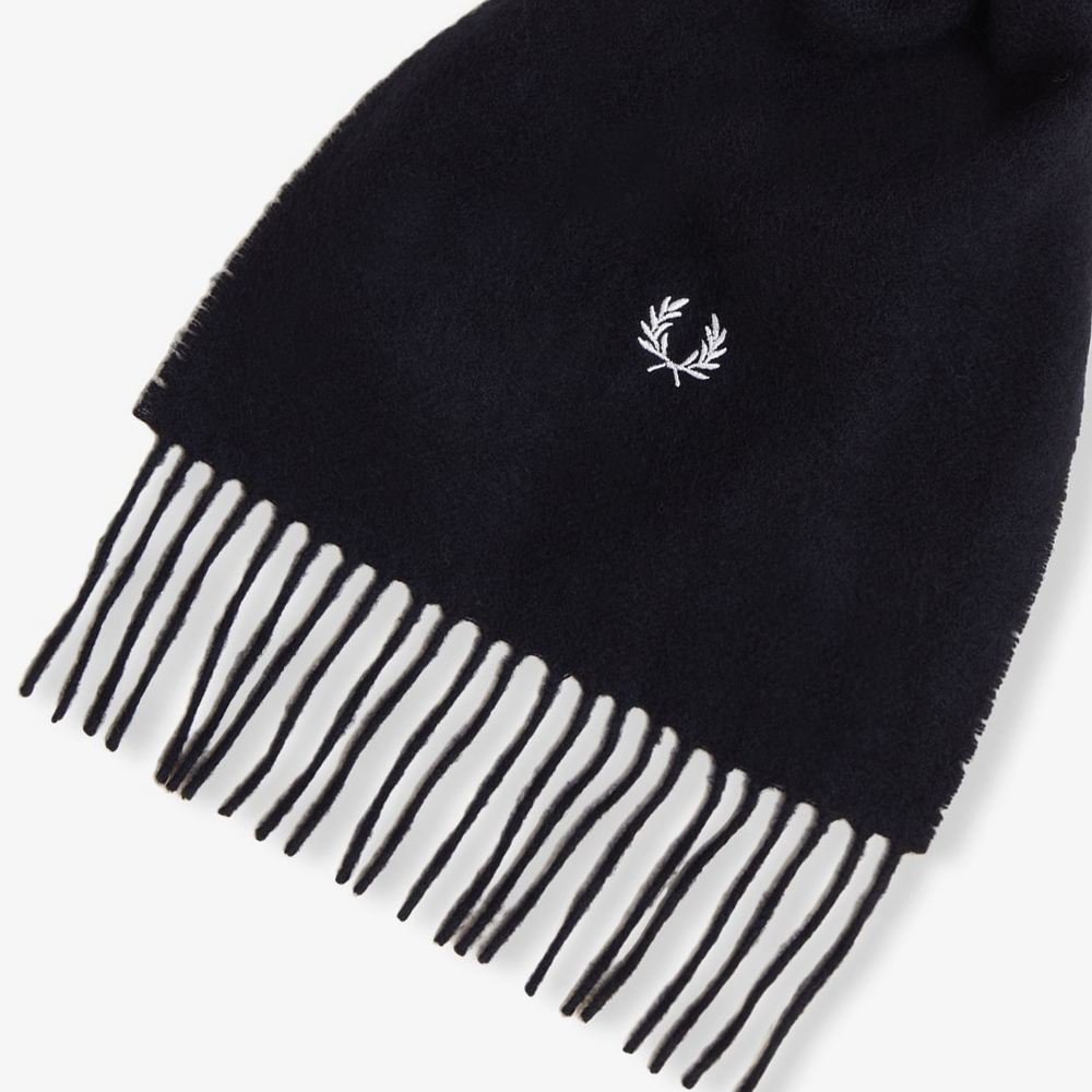 프레드페리 램스울 스카프 블랙(Fred Perry Lambswool Scarf Black) - 3