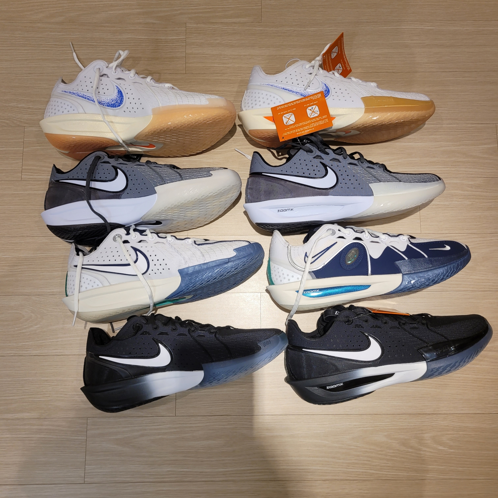 Nike Air Zoom G.T. Cut 3 EP Cool Grey Football Grey 착용 스타일