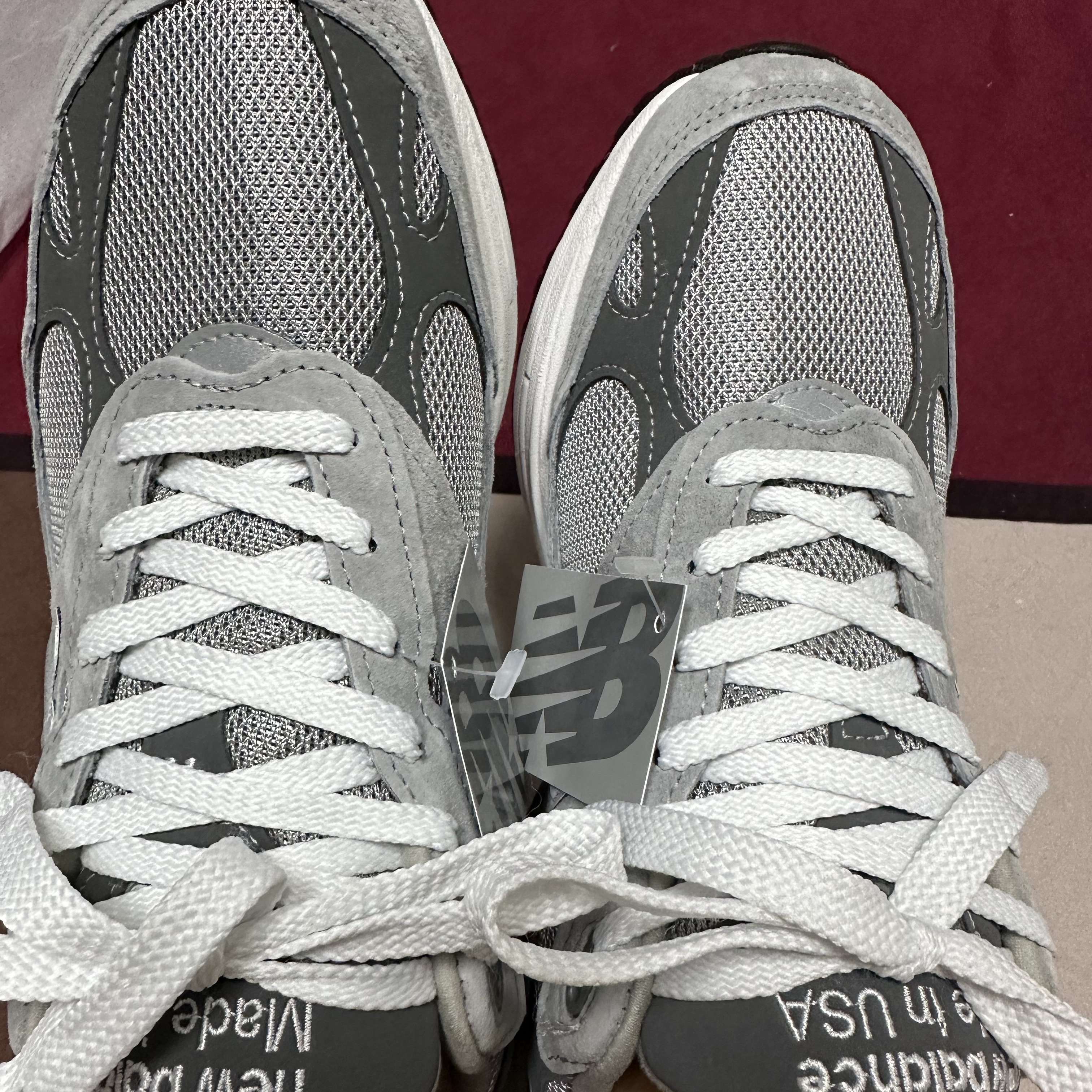 New Balance 993 Made in USA Grey - D Standard 착용 스타일