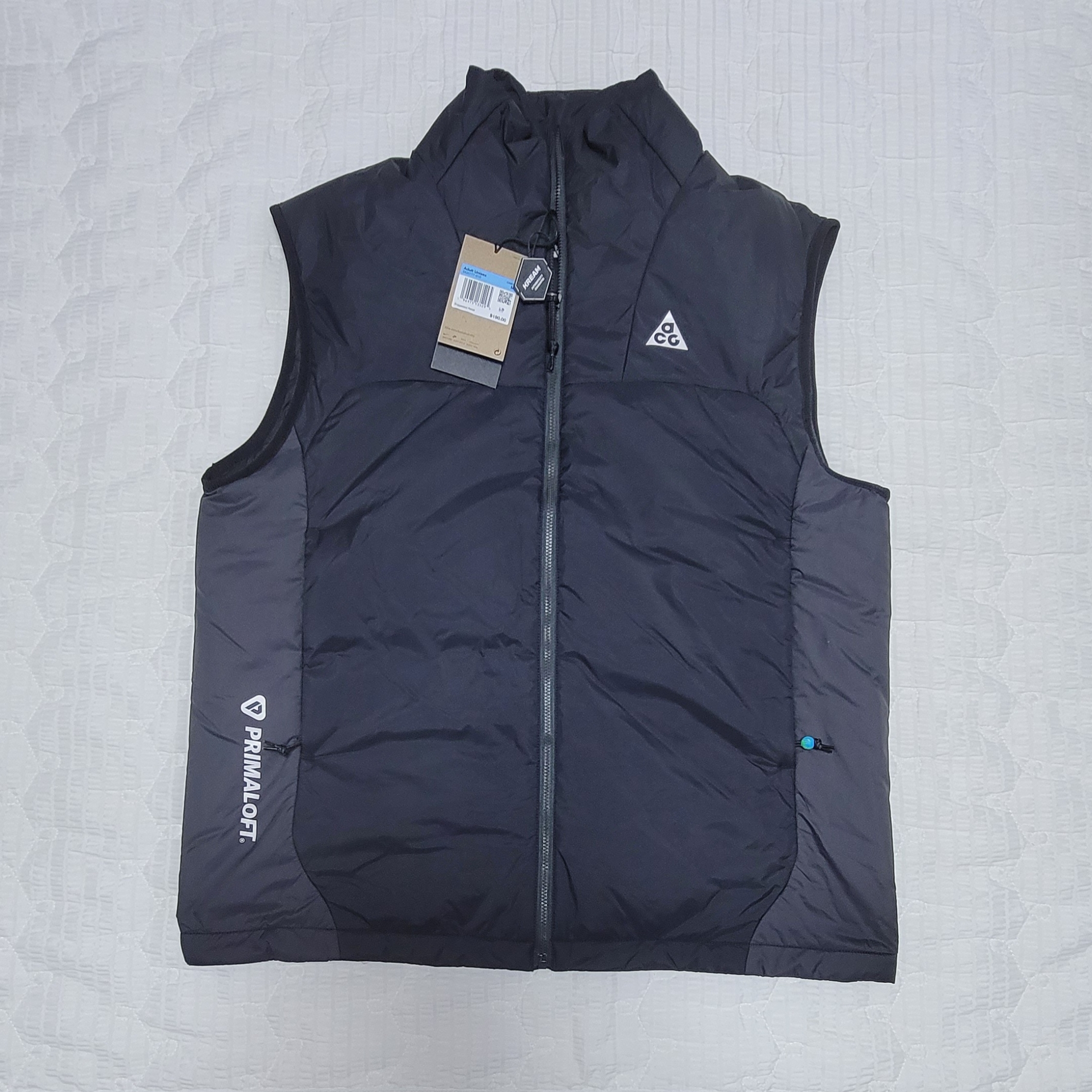 Nike ACG Therma-Fit ADV Rope de Dope Full Zip Vest Black - US/EU 착용 스타일 - 1