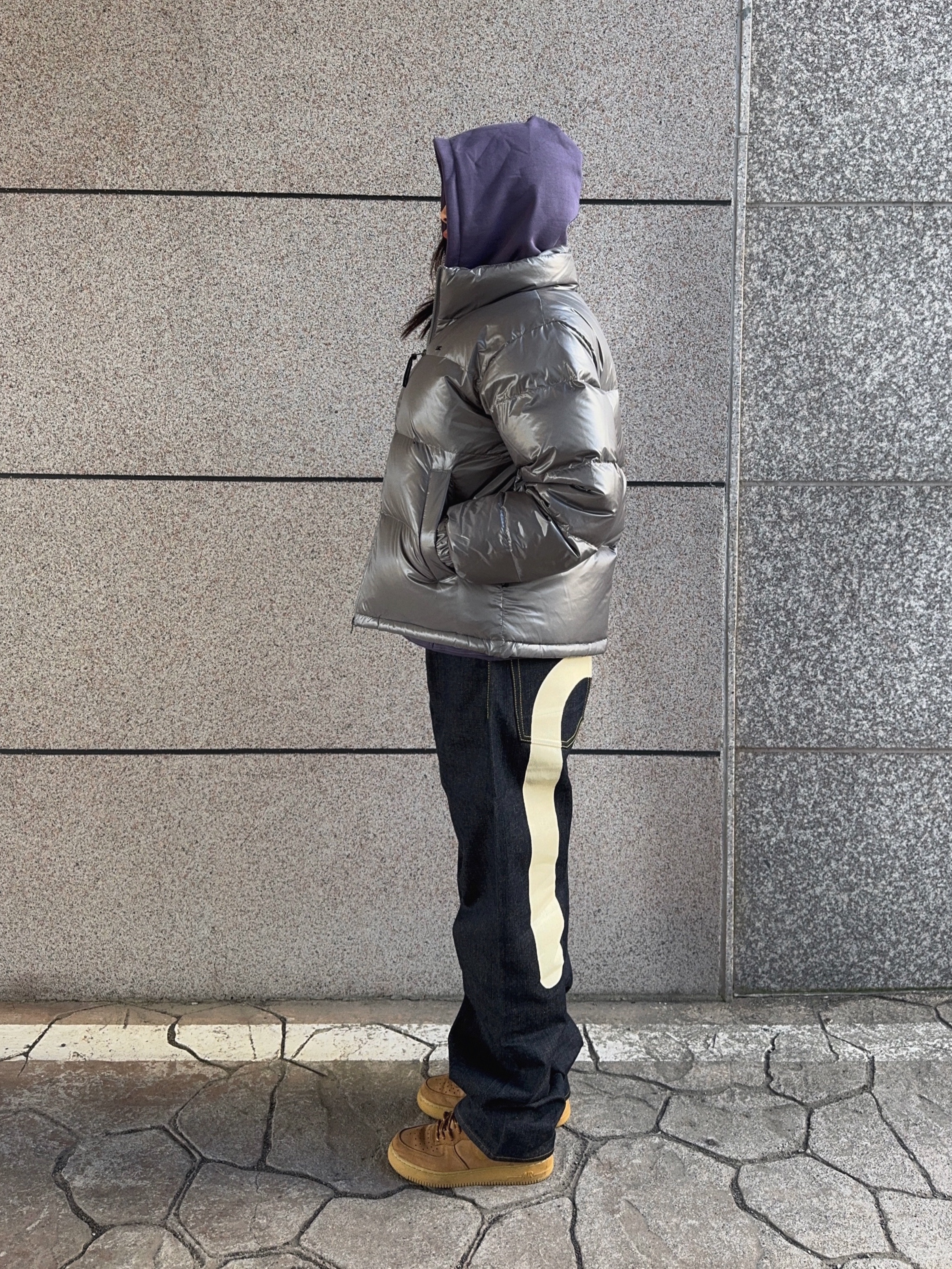 Nike Air Force 1 Mid '07 WB Flax 착용 스타일 - 7