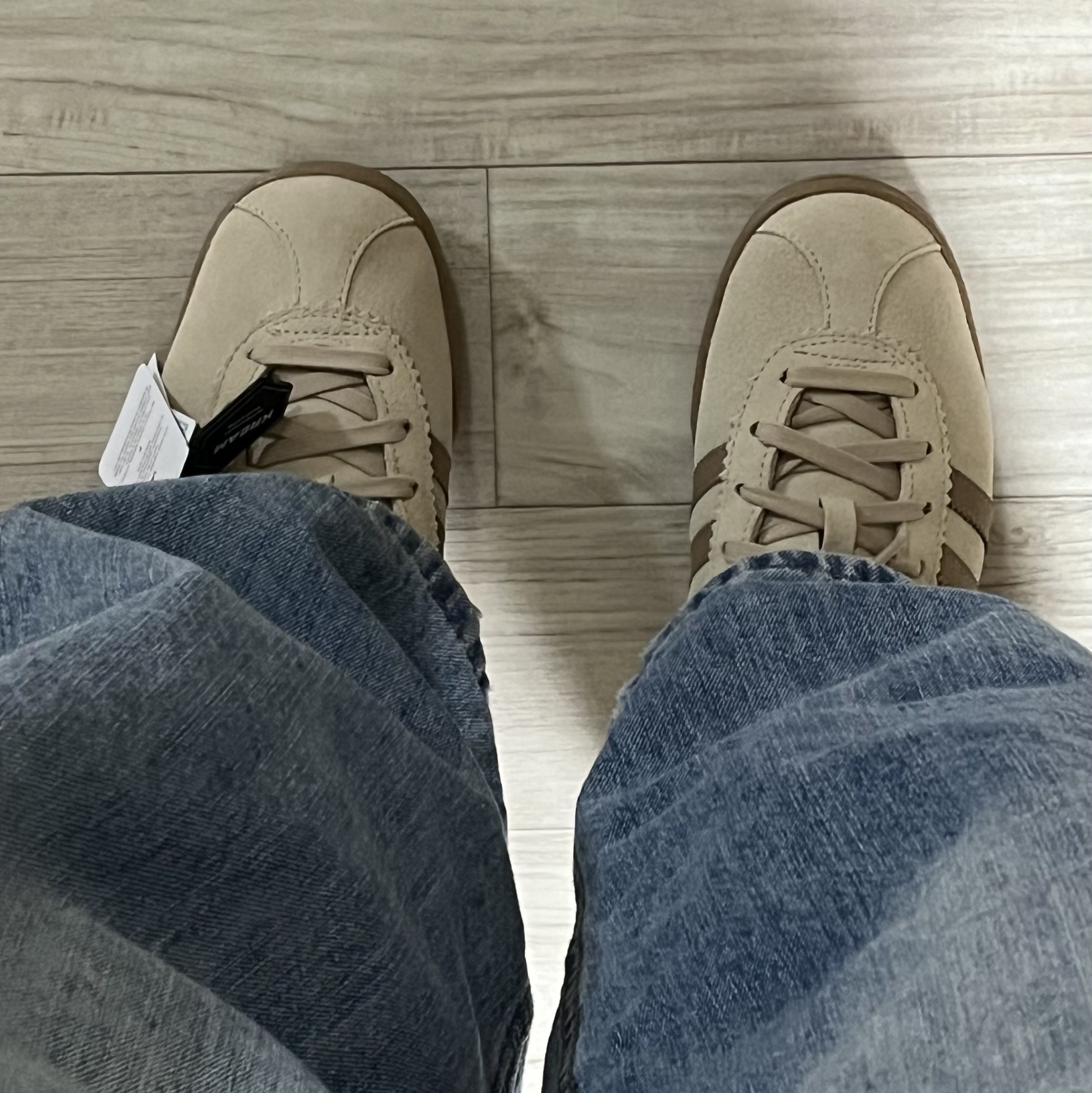 Adidas Stadt Magic Beige 착용 스타일 - 2