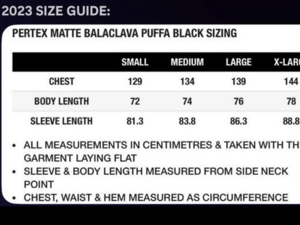 Palace Pertex Opaque Balaclava Puffa Black - 24FW 착용 스타일 - 1