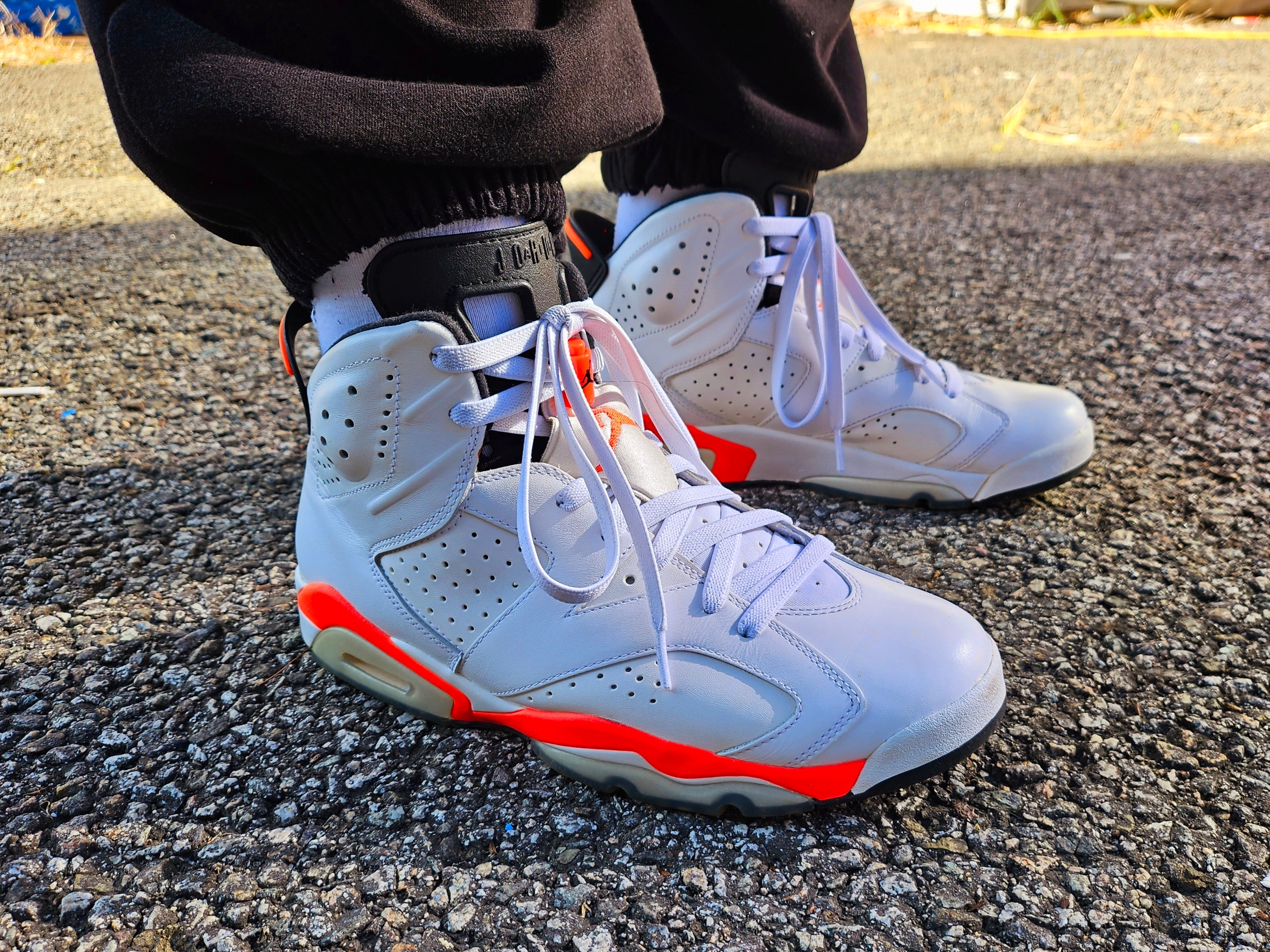 Jordan 6 Retro Infrared White 2014 착용 스타일 - 1