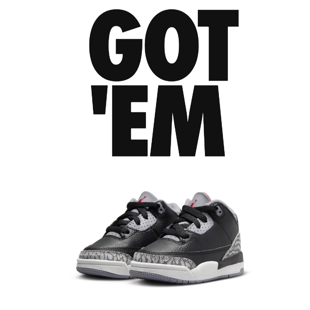 (TD) Jordan 3 Retro Black Cement 2024 착용 스타일
